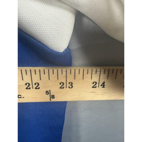 Counter Jacket Mens XL Blue White Track Full Zip Pockets Raglan Stand Collar CC - Picture 4 of 6